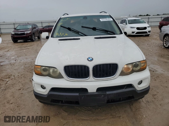 2006 BMW X5 3.0i with VIN 5UXFA13596LY47528, listed as a Copart auction lot 63706584 with 127,405 mi miles and Salvage Title. Bid and sale history available at carsss.com. Image 5.