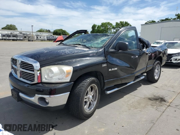 2008 Dodge Ram 1500 SLT with VIN 1D7HA18228S517320, listed as a Copart auction lot 52463415 with Not Provided miles and Salvage Title. Bid and sale history available at carsss.com. Image 1.