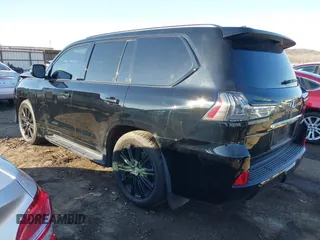 2019 Lexus LX with VIN JTJHY7AX3K4300950, listed as a IAAI auction lot 41399381 with 108,884 mi miles. Bid and sale history available at carsss.com. Image 3.
