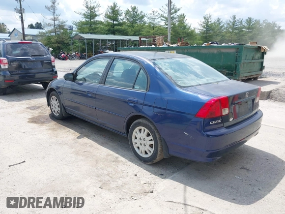 2004 Honda Civic LX with VIN 2HGES16614H530479, listed as a IAAI auction lot 42142030 with 145,577 mi miles. Bid and sale history available at carsss.com. Image 3.