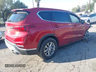 2020 Hyundai Santa Fe SE with VIN 5NMS23AD1LH137619, listed as a IAAI auction lot 41425753 with 72,587 mi miles. Bid and sale history available at carsss.com. Image 4.
