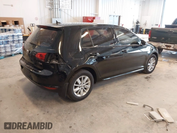 2017 Volkswagen Golf S with VIN 3VW217AU5HM070082, listed as a IAAI auction lot 41612270 with 181,643 mi miles and . Bid and sale history available at DreamBid. Image 4.