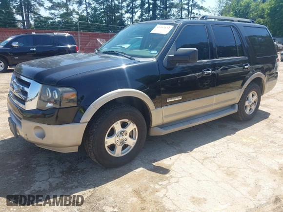 2007 Ford Expedition Eddie Bauer with VIN 1FMFU17567LA72749, listed as a IAAI auction lot 42207632 with 174,226 mi miles and . Bid and sale history available at DreamBid. Image 2.