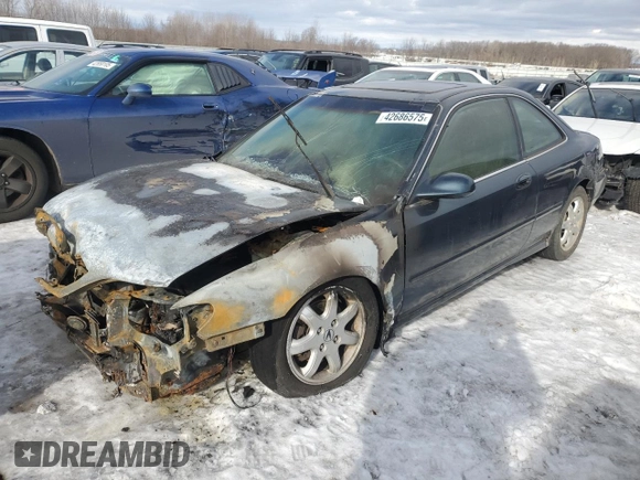 1998 Acura CL Premium z VIN 19UYA2255WL013596, wystawiony jako Copart lot #42686575 z przebiegiem Nie podano mil oraz Czysty tytuł • Clean title. Historia ofert i sprzedaży dostępna na DreamBid. Obrazek 1.