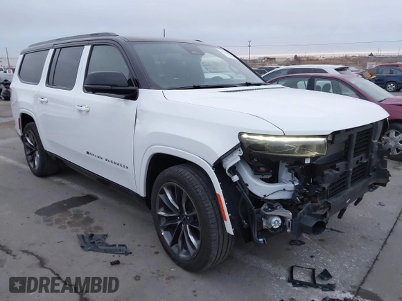 2024 Jeep Grand Wagoneer Series II with VIN 1C4SJSFP4RS161779, listed as a IAAI auction lot 41260382 with 11,832 mi miles and . Bid and sale history available at DreamBid. Image 1.