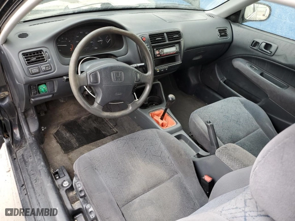 2000 Honda Civic EX with VIN 1HGEJ8149YL001565, listed as a Copart auction lot 53715545 with 275,041 mi miles and Salvage Title. Bid and sale history available at carsss.com. Image 8.