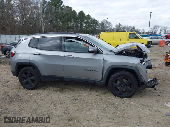 2017 Jeep Compass Latitude with VIN 3C4NJDBB2HT624891, listed as a IAAI auction lot 41538443 with 95,750 mi miles. Bid and sale history available at carsss.com. Image 13.