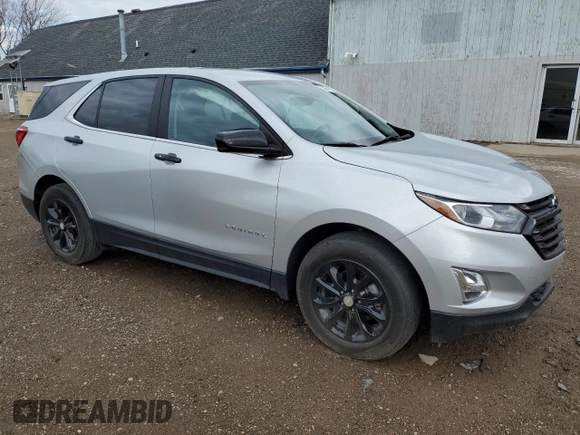 2021 Chevrolet Equinox LT with VIN 3GNAXKEV3ML395615, listed as a Copart auction lot 53641215 with 37,167 mi miles and Salvage title. Bid and sale history available at DreamBid. Image 4.