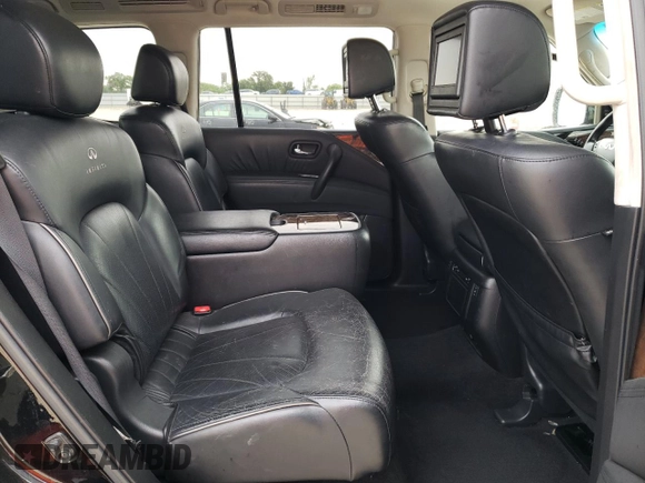 2012 Infiniti QX56 7-passenger with VIN JN8AZ2NE5C9016354, listed as a Copart auction lot 53390775 with 209,990 mi miles and Salvage Title. Bid and sale history available at carsss.com. Image 11.