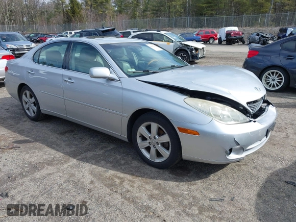 2005 Lexus ES 350 with VIN JTHBA30G955105150, listed as a IAAI auction lot 41803841 with 108,414 mi miles and . Bid and sale history available at DreamBid. Image 1.