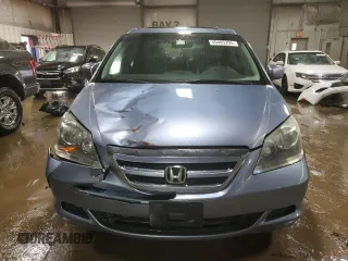 2005 Honda Odyssey EX-L with VIN 5FNRL38725B097759, listed as a Copart auction lot 49485295 with 199,008 mi miles and Salvage title. Bid and sale history available at DreamBid. Image 5.