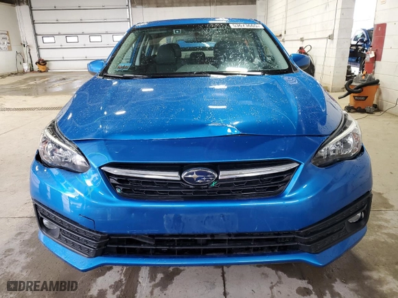 2020 Subaru Impreza Premium with VIN 4S3GKAV6XL3601771, listed as a Copart auction lot 53673665 with 72,871 mi miles and Salvage Title. Bid and sale history available at carsss.com. Image 5.