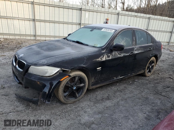 2011 BMW 3 Series 328i xDrive with VIN WBAPK7C5XBF197085, listed as a Copart auction lot 47939755 with 0 mi miles and Salvage Title. Bid and sale history available at carsss.com. Image 1.