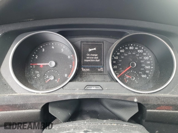 2020 Volkswagen Tiguan S with VIN 3VV0B7AX5LM131944, listed as a Copart auction lot 64115205 with 105,195 mi miles and Clean title. Bid and sale history available at DreamBid. Image 9.