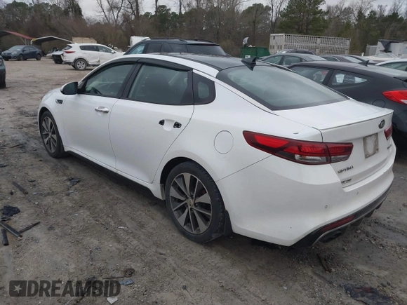 2016 Kia Optima SX Turbo with VIN 5XXGW4L26GG021476, listed as a IAAI auction lot 41737714 with 244,739 mi miles and . Bid and sale history available at carsss.com. Image 3.