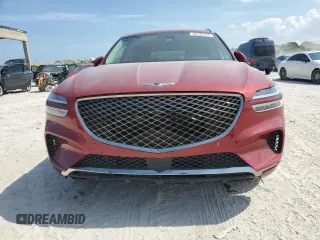 2022 Genesis GV70 2.5T with VIN KMUMADTB1NU067187, listed as a Copart auction lot 58198425 with 19,019 mi miles and Salvage title. Bid and sale history available at DreamBid. Image 5.