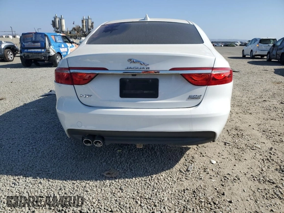 2017 Jaguar XF with VIN SAJBJ4BNXHCY32012, listed as a Copart auction lot 53871255 with 112,204 mi miles and Salvage Title. Bid and sale history available at DreamBid. Image 6.
