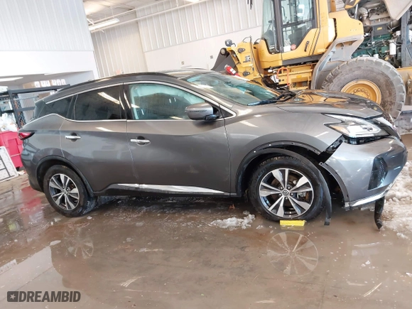 2020 Nissan Murano SV with VIN 5N1AZ2BS2LN133558, listed as a IAAI auction lot 41289350 with 87,348 mi miles. Bid and sale history available at carsss.com. Image 13.