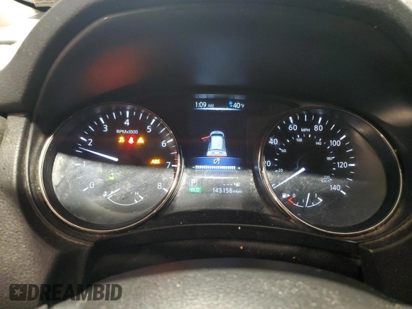 2017 Nissan Rogue SL with VIN JN8AT2MV5HW260811, listed as a Copart auction lot 45380145 with 143,158 mi miles and Salvage title. Bid and sale history available at DreamBid. Image 9.
