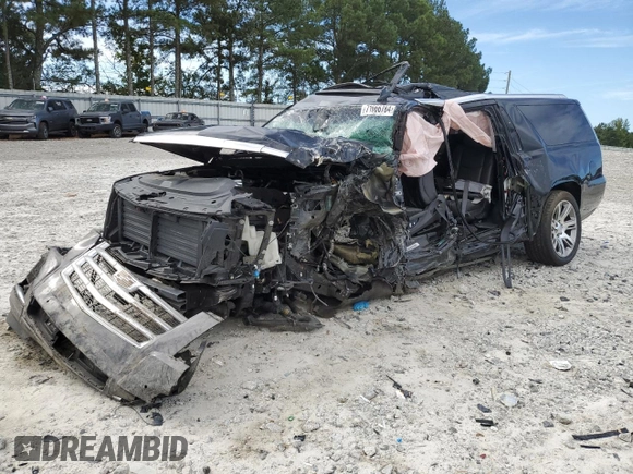 2019 Cadillac Escalade ESV Premium Luxury z VIN 1GYS3JKJ9KR320583, wystawiony jako Copart lot #71666784 z przebiegiem Nie podano mil oraz Szkoda całkowita • Salvage title. Historia ofert i sprzedaży dostępna na DreamBid. Obrazek 1.
