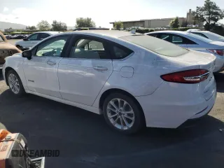 2019 Ford Fusion Hybrid SE with VIN 3FA6P0LU2KR188517, listed as a Copart auction lot 51855195 with Not Provided miles and Salvage Title. Bid and sale history available at carsss.com. Image 2.