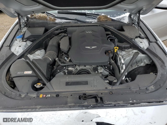2019 Genesis G80 3.8L with VIN KMHGN4JE1KU299216, listed as a Copart auction lot 84642354 with 20,133 mi miles and Salvage Title. Bid and sale history available at carsss.com. Image 11.
