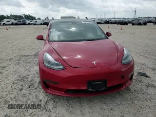 2023 Tesla Model 3 with VIN 5YJ3E1EA5PF567113, listed as a Copart auction lot 53376365 with 45,247 mi miles and Salvage title. Bid and sale history available at DreamBid. Image 14.