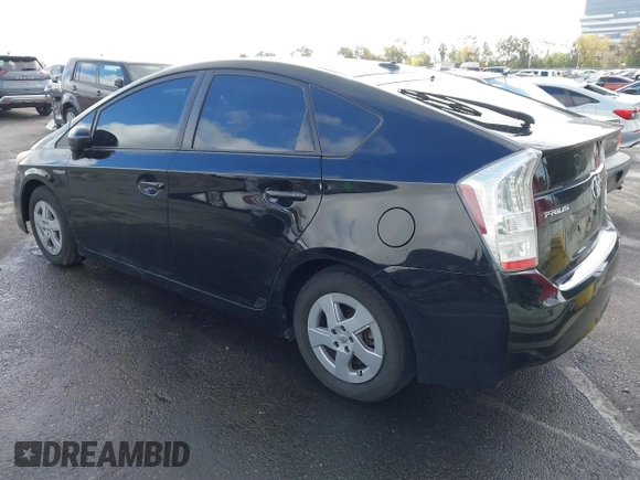 2010 Toyota Prius II with VIN JTDKN3DU2A0197960, listed as a IAAI auction lot 41550156 with 172,851 mi miles. Bid and sale history available at carsss.com. Image 3.