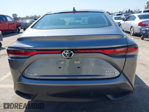 2023 Toyota Mirai XLE with VIN JTDAAAAA5PA007674, listed as a IAAI auction lot 41845185 with 18,170 mi miles. Bid and sale history available at carsss.com. Image 16.