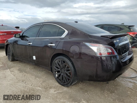 2014 Nissan Maxima S with VIN 1N4AA5AP5EC480302, listed as a Copart auction lot 75890184 with 74,541 mi miles and Non repairable. Bid and sale history available at DreamBid. Image 2.