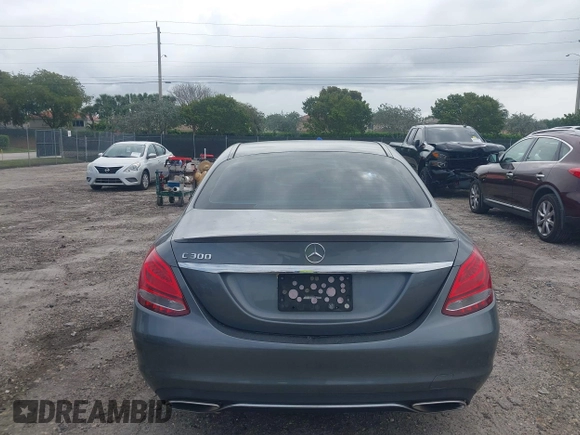 2017 Mercedes-Benz C 300 with VIN 55SWF4JB9HU205974, listed as a IAAI auction lot 42005543 with Not provided miles and . Bid and sale history available at DreamBid. Image 15.