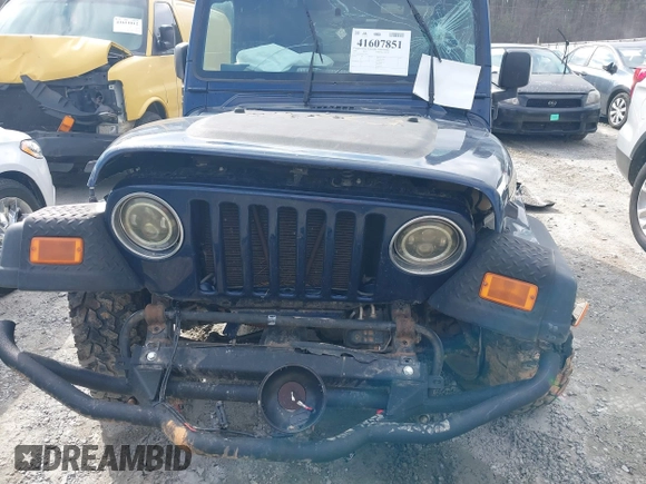 2006 Jeep Wrangler Sport with VIN 1J4FA49S66P732419, listed as a IAAI auction lot 41607851 with 120,099 mi miles. Bid and sale history available at carsss.com. Image 12.