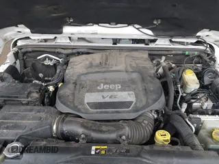 2017 Jeep Wrangler Unlimited Sahara with VIN 1C4HJWEG0HL595144, listed as a IAAI auction lot 41644511 with 143,512 mi miles. Bid and sale history available at carsss.com. Image 10.