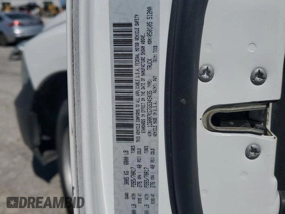 2016 Ram 1500 Tradesman with VIN 1C6RR7KG7GS345435, listed as a Copart auction lot 50220455 with 200,359 mi miles and Salvage title. Bid and sale history available at DreamBid. Image 14.