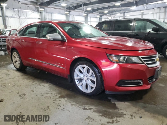 2015 Chevrolet Impala LTZ with VIN 1G1155SL4FU101157, listed as a Copart auction lot 45894775 with 132,570 mi miles and Salvage Title. Bid and sale history available at DreamBid. Image 4.