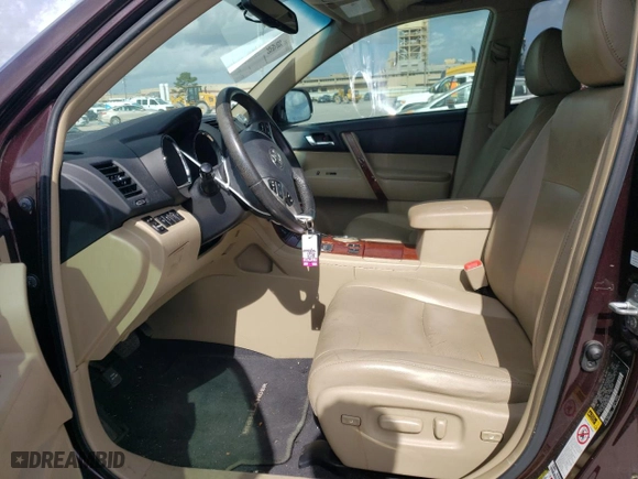 2012 Toyota Highlander Limited with VIN 5TDYK3EH6CS089670, listed as a Copart auction lot 49281035 with 158,068 mi miles and Salvage Title. Bid and sale history available at carsss.com. Image 7.
