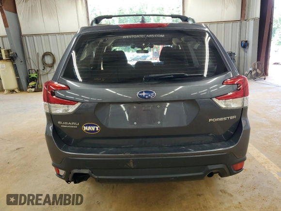 2020 Subaru Forester with VIN JF2SKADC7LH523665, listed as a Copart auction lot 56283615 with 95,370 mi miles and Salvage title. Bid and sale history available at DreamBid. Image 6.