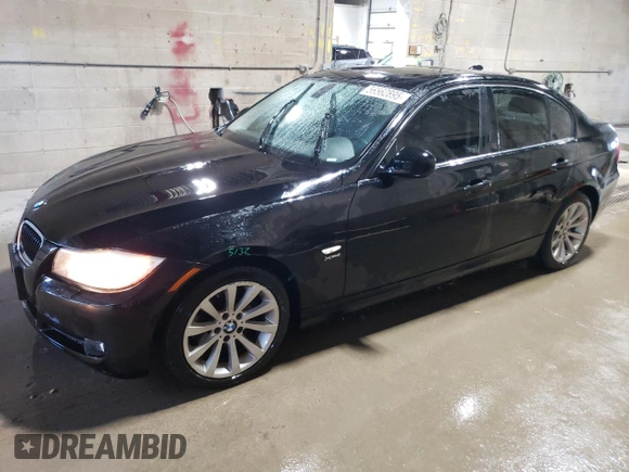 2009 BMW 3 Series 328i xDrive with VIN WBAPK73549A455477, listed as a Copart auction lot 56562895 with 162,783 mi miles and Salvage title. Bid and sale history available at DreamBid. Image 1.