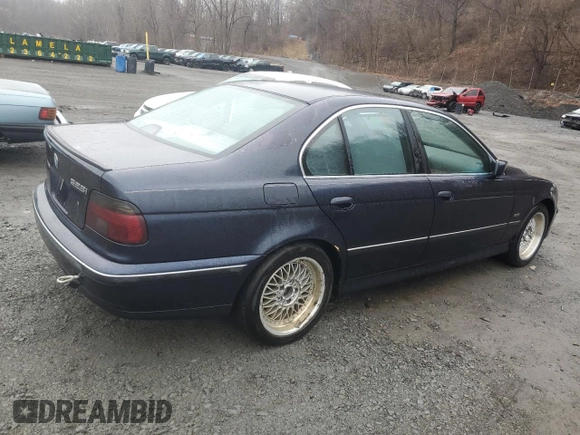 2000 BMW 5 Series 528iA with VIN WBADM6340YGU22339, listed as a Copart auction lot 51738465 with 0 mi miles and Clean Title. Bid and sale history available at carsss.com. Image 3.