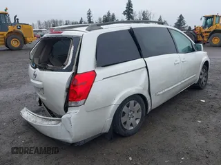 2006 Nissan Quest S Special Edition with VIN 5N1BV28U76N104389, listed as a IAAI auction lot 41706129 with 244,743 mi miles. Bid and sale history available at carsss.com. Image 4.