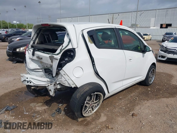 2014 Chevrolet Spark LT with VIN KL8CD6S94EC426322, listed as a IAAI auction lot 41894970 with 65,818 mi miles. Bid and sale history available at carsss.com. Image 4.