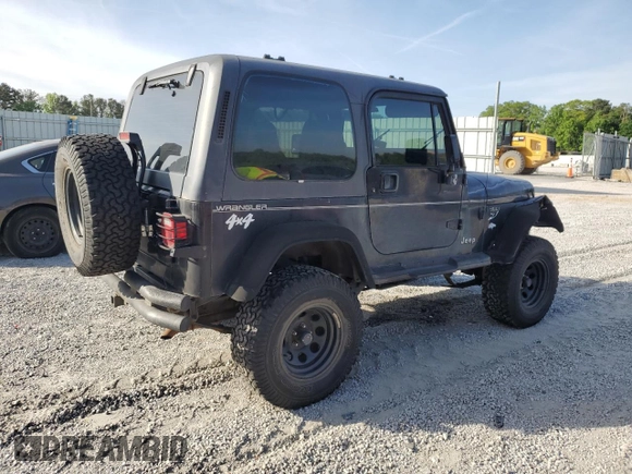 1995 Jeep Wrangler with VIN 1J4FY29S6SP215048, listed as a Copart auction lot 53362435 with 141,643 mi miles and Clean Title. Bid and sale history available at carsss.com. Image 3.