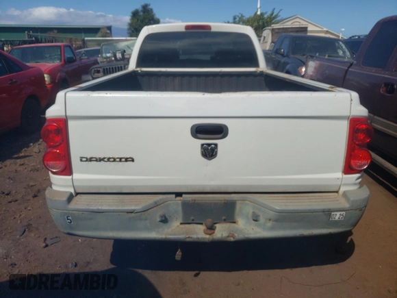 2008 Dodge Dakota ST with VIN 1D7HE22K28S522360, listed as a Copart auction lot 66513574 with 189,222 mi miles and Clean Title. Bid and sale history available at carsss.com. Image 6.