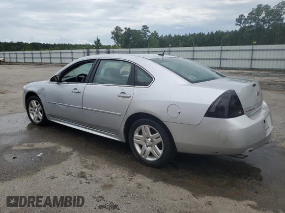 2014 Chevrolet Impala LT with VIN 2G1WB5E33E1165713, listed as a Copart auction lot 60591585 with 203,323 mi miles and Salvage title. Bid and sale history available at DreamBid. Image 2.