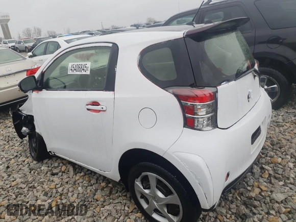 2013 Scion iQ with VIN JTNJJXB09DJ025885, listed as a Copart auction lot 45406845 with 63,679 mi miles and Salvage title. Bid and sale history available at DreamBid. Image 2.