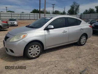 2012 Nissan Versa SV with VIN 3N1CN7AP2CL806371, listed as a Copart auction lot 53617745 with 107,198 mi miles and Clean Title. Bid and sale history available at carsss.com. Image 1.
