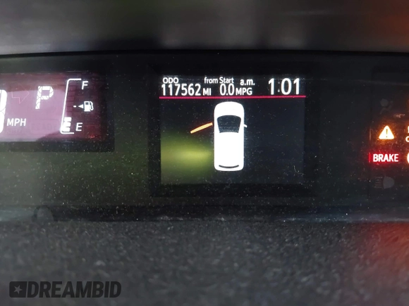 2015 Toyota Prius One with VIN JTDKDTB37F1104297, listed as a IAAI auction lot 41824438 with 117,562 mi miles and . Bid and sale history available at carsss.com. Image 16.