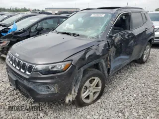 2024 Jeep Compass Latitude с VIN 3C4NJDBN0RT591675, выставлен на аукционе Copart как лот 58857025 с пробегом 15 146 миль миль и На запчасти • Non repairable. История ставок и продаж доступна на DreamBid. Изображение 1.