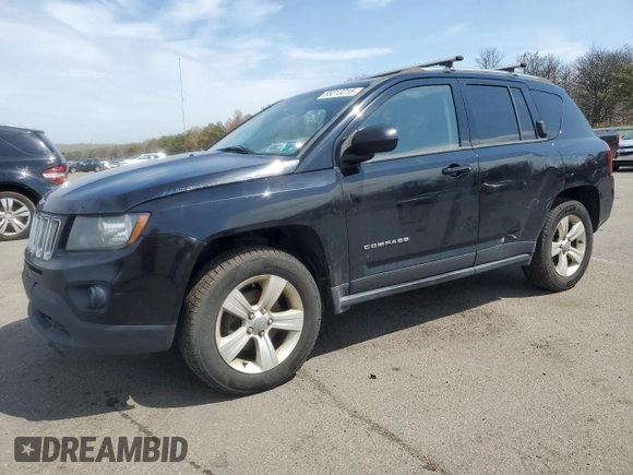 2015 Jeep Compass Sport with VIN 1C4NJDBB5FD130589, listed as a Copart auction lot 55213215 with 190,294 mi miles and Clean Title. Bid and sale history available at carsss.com. Image 1.