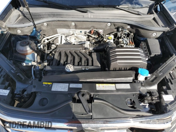 2021 Volkswagen Atlas SE with VIN 1V2HE2CAXMC204778, listed as a Copart auction lot 74906404 with 53,597 mi miles and Salvage title. Bid and sale history available at DreamBid. Image 12.